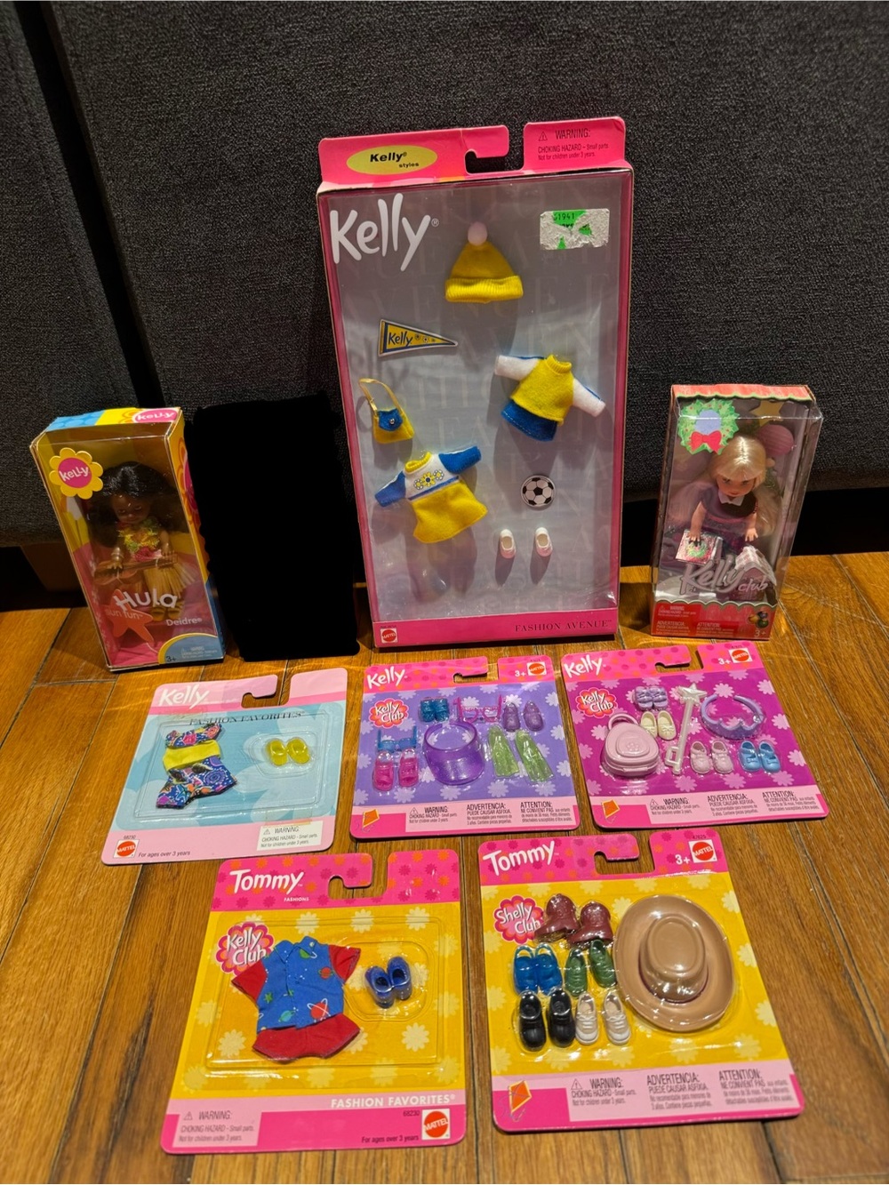 MASSIVE NIB 2000s Mattel Barbie Kelly Dolls And  Fashion Sets Tommy HTF Rare